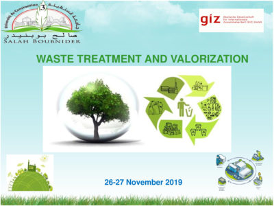 International Conference on Waste Treatment and Valorization