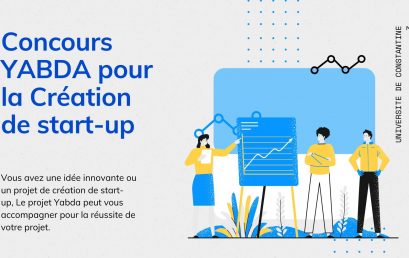 Concours YABDA pour la Création de start-up