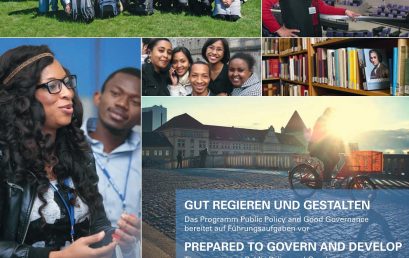 DAAD Helmut-Schmidt Masters Scholarships for Public Policy and Good Governance in 2020/2021.