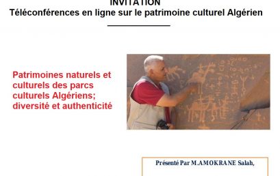 Invitation visioconférence sur le patrimoine culturel 19 mai 2020 à 15h00 d’Alger