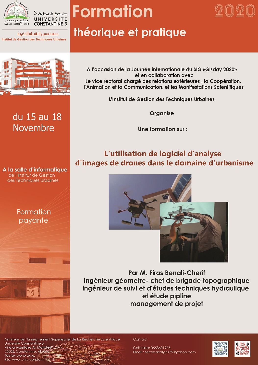 L’utilisation de logiciel d’analyse d’images de drones dans le domaine d’urbanisme.