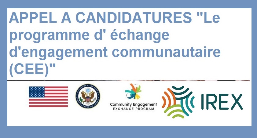 APPEL A CANDIDATURES « Le programme d’ échange d’engagement communautaire (CEE) »