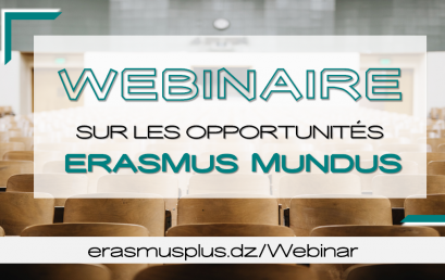 Webinaire – Bourses Erasmus Mundus (pour étudiants)
