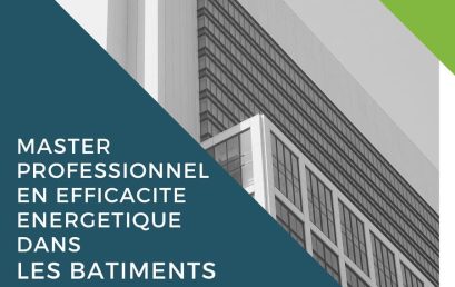 Prolongation de délais de candidatures master efficacité énergétique