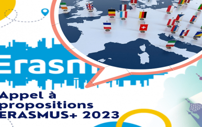Appel à propositions ERASMUS+ 2023