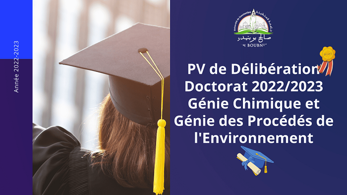 PV de Délibération Doctorat 2022/2023