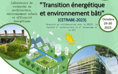 Transition énergétique et environnement bâti