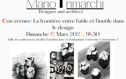 Conférence du designer et architecte Mario Trimarchi