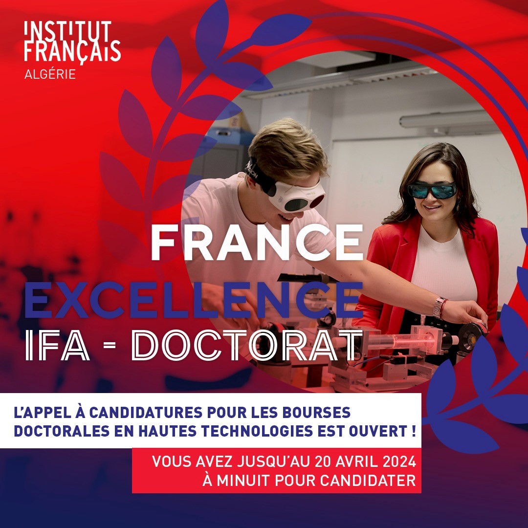 Appel à candidature Bourses d’etudes « France Excellence IFA »-Master2