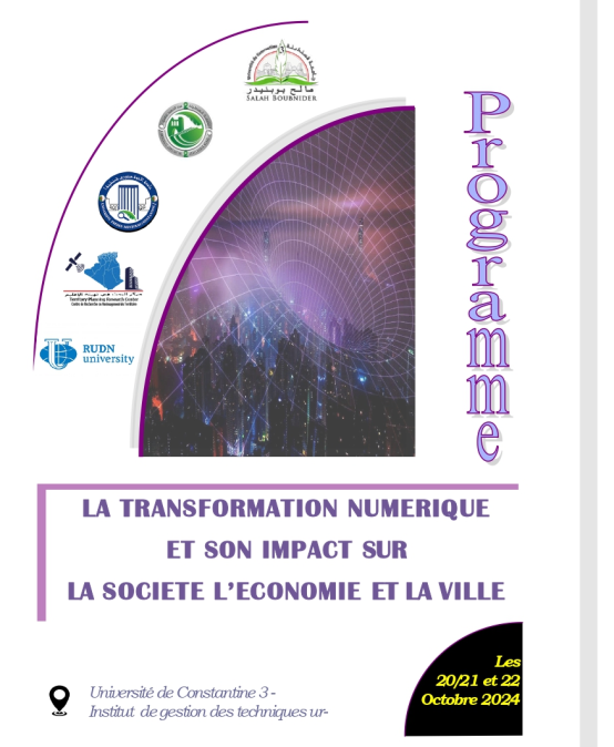 La transformation numérique et son impact sur la Société  L’Economie et la Ville