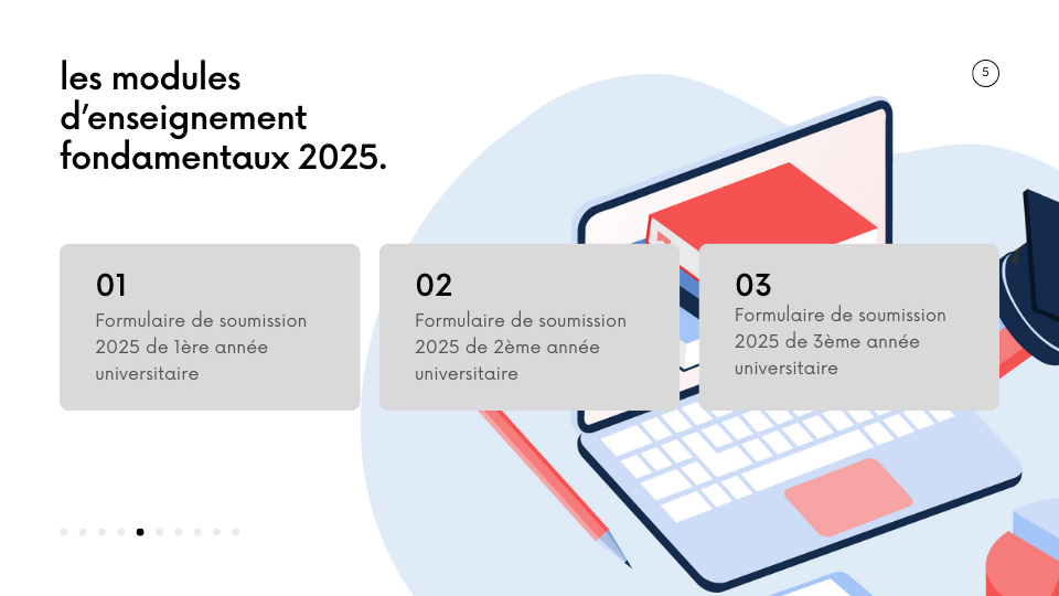 Appel à contribution concernant les cours de référence  pour les matières et les modules d’enseignement fondamentaux 2025.