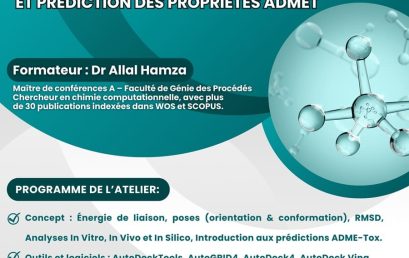 Atelier In Silico : Introduction au Docking Moléculaire et Prédiction des Propriétés ADMET