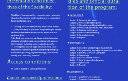 Master’s degree in QUANTUM COMPUTING