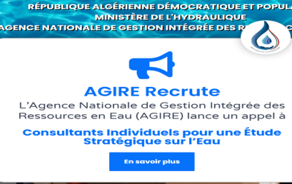 Appel à contribution : Actualisation du Plan National de l’Eau (PNE)