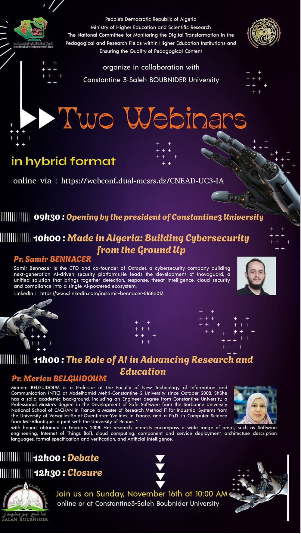 الأمن السيبراني والذكاء الاصطناعي في خدمة البحث والتعليم. الأمن السيبراني والذكاء الاصطناعي في خدمة البحث والتعليم.