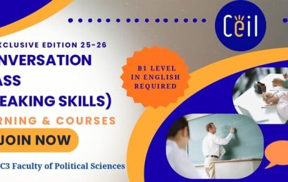 Le CEIL UC3 ouvre les inscriptions à son programme de conversation en anglais