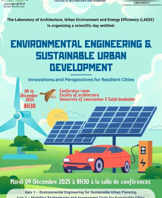 ENVIRONMENTAL ENGINEERING & SUSTAINABLE URBAN DEVELOPMENT