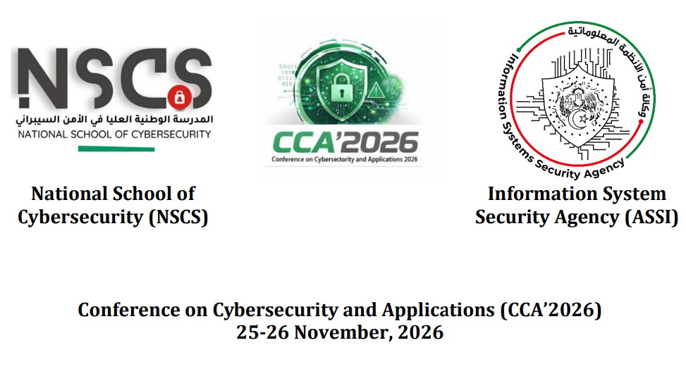 Conference on Cybersecurity and Applications (CCA’2026)