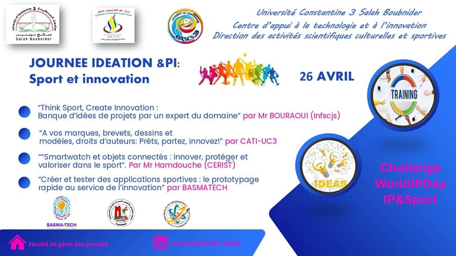 JOURNEE IDEATION & PI :Sport et innovation