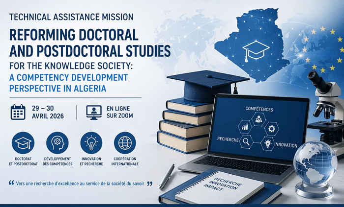 Organisation d’une Technical Assistance Mission sur la formation doctorale