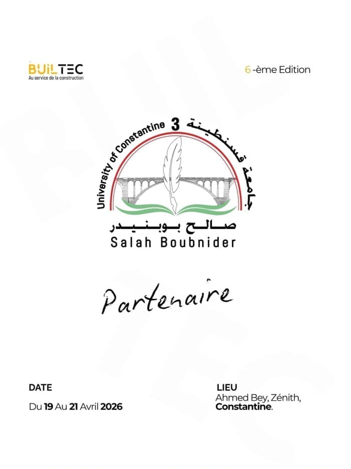 Participation de l&rsquo;Université Constantine 3 au Salon BUILTEC